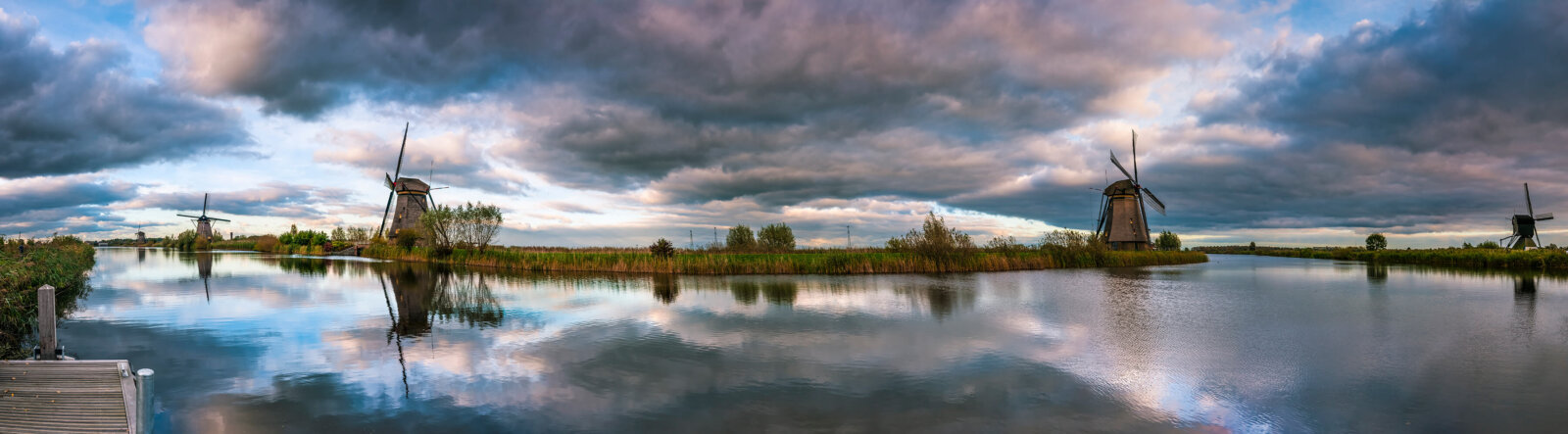 Zuid-Holland, Nederland Kinderdijk