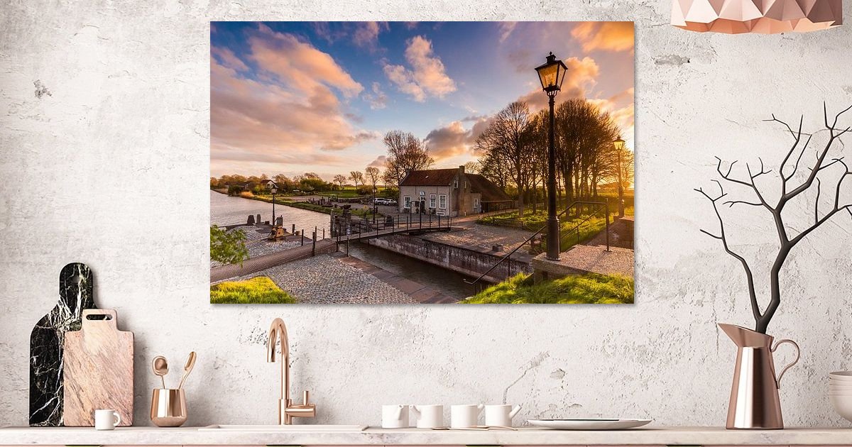 Fotoprint op canvas, gemaakt bij Dirksland Sas. Foto print